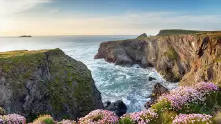 Clifftop at Bedruthan Steps, Cornwall