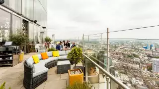 View from terrace at Sushisamba in London