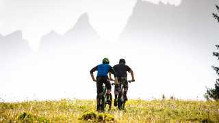 Mountain biking in Dents du Midi, Valais