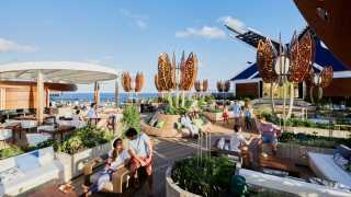 Celebrity Cruises: the top deck garden on the Celebrity EDGE