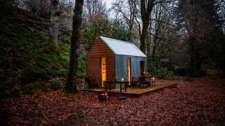 Best self-catering accommodations: Riverside cabin Glen Dye, Aberdeenshire