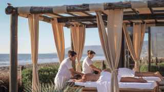 Outdoor spa at Paradis Plage, Agadir, Morocco