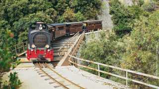 The Pelion steam train, Greece