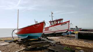 The Rose Deal: fishing boats on the beach