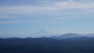Views of Mt Hood and Mt Adams from Gifford Pinchot National Forest