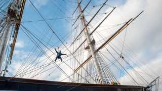 Cutty Sark Climb the Rigging competition