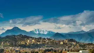 Bergamo and Landscape