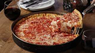 Chicago-style pizza