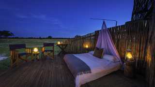 Magical outdoor bed at Linkwasha
