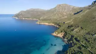 Coastal views on the walk from rom Calonia de Sant Pere to Son Serra de Marina