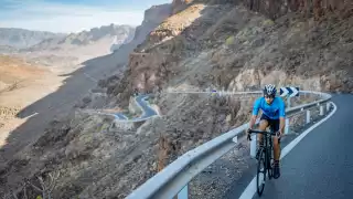 Cyclists from all over the world flock to Gran Canaria