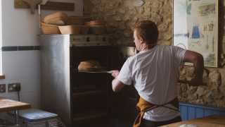 Baking sourdough bread