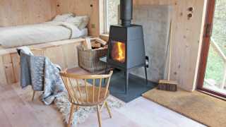 Cosy fires at Gorse Cabin