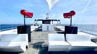 Total relaxation aboard the Ibiza Boat Club