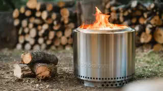 The Solo Stove smokeless fire pit