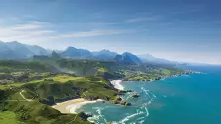 The Asturian coastline