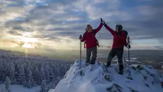 Bagging a peak in the Harz National Park