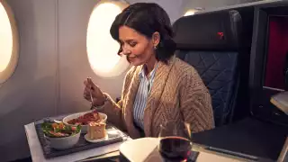 A restaurant-like experience at cruising altitude