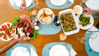 Top-notch food on board