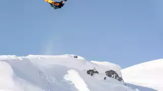 Snowboarding at LAAX