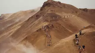 Kerlingarfjöll Ultramarathon runners