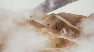 Runners at Kerlingarfjöll Ultramarathon