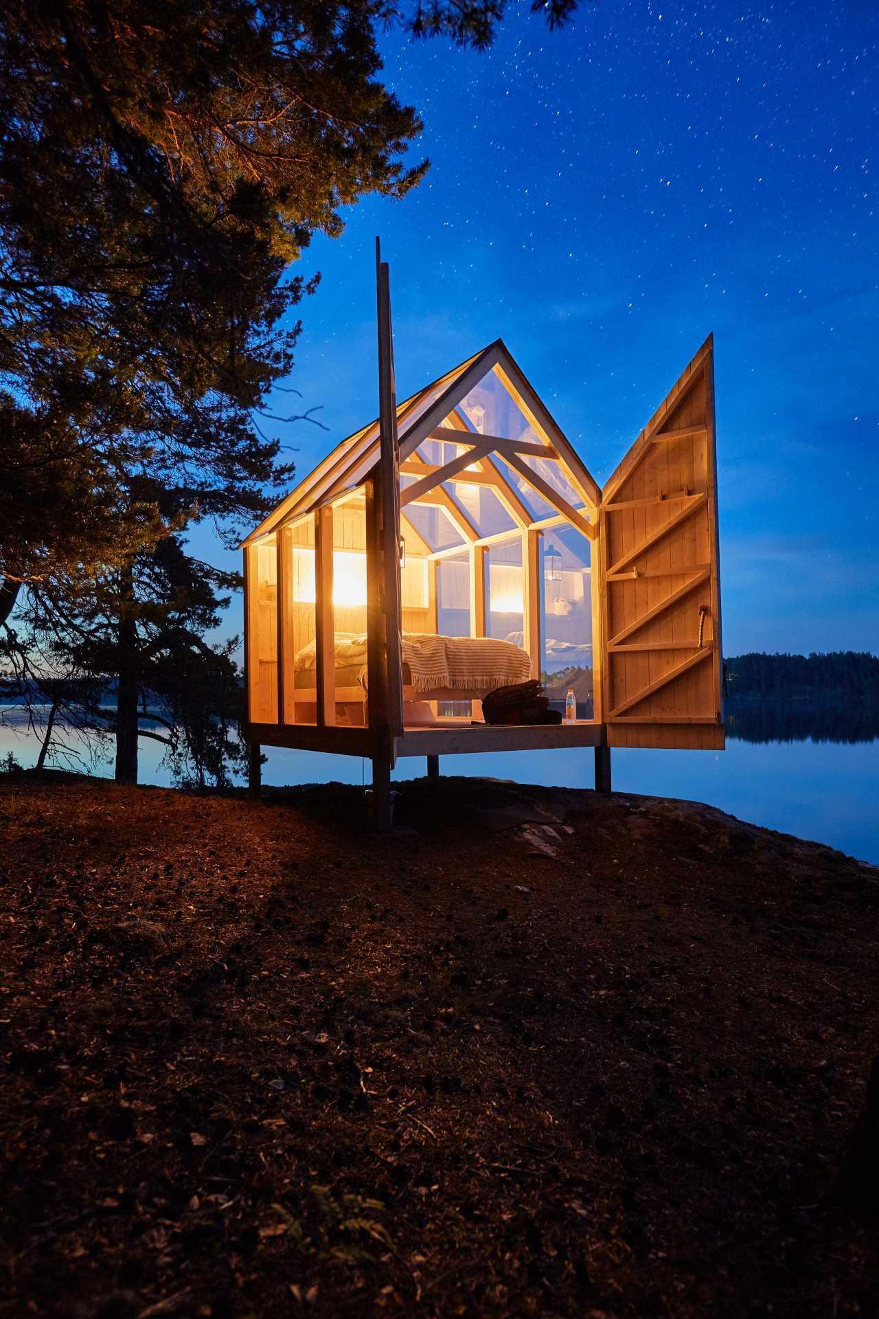 Glasshouse on Henriksholm Island, West Sweden