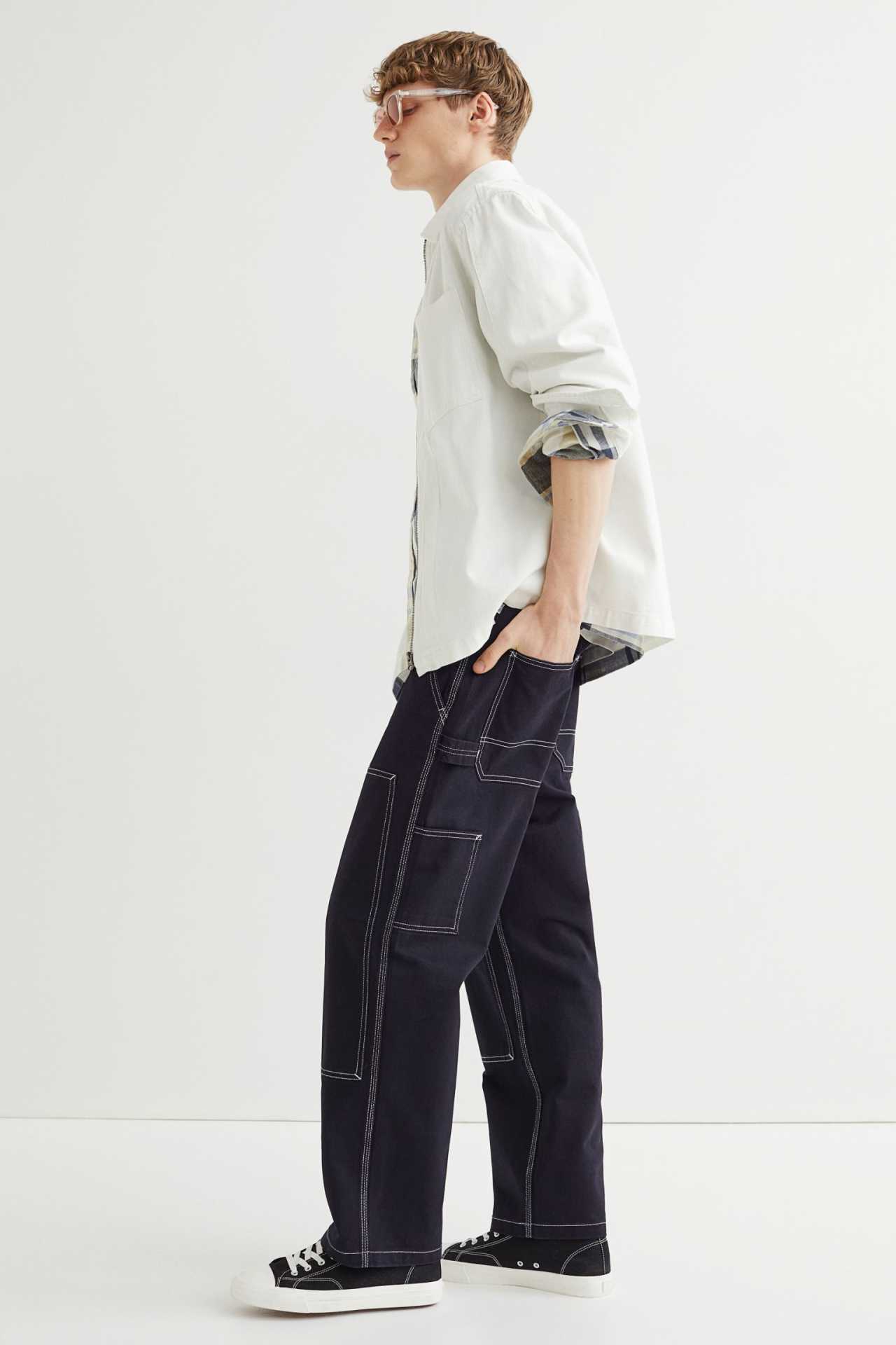 Relaxed Fit Twill trousers