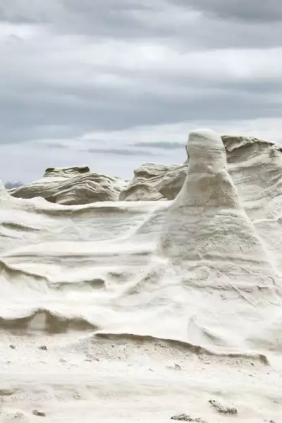 Sarakiniko Beach in Milos, Greece