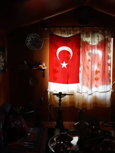 Raziye's museum in her roof