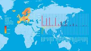 EU and Schengen area countries new asylum applications 2015