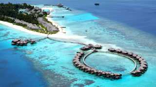 Aerial view of Coco Bodu Hithi Maldives