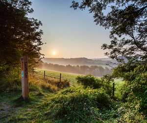 View of Slad valley in the Cotswolds