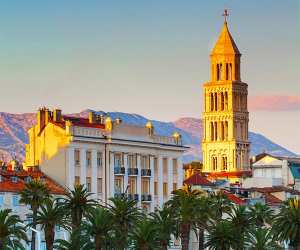 Skyline view of Split, Croatia