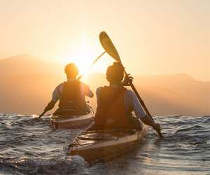 Kayaking in Portofino, Italy