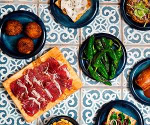 Tapas at the Wife of Bath pub, Kent