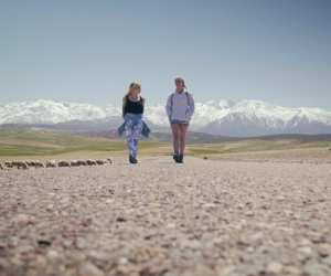 Hiking in the foothills of the Atlas mountains