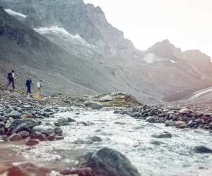 Hiking in the canton of Valais, Switzerland