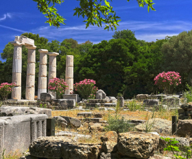 Ruins in Samothrace, Greece