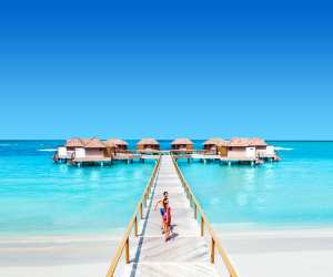 Over-the-water suites at Sandals Resorts
