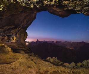 The night sky at Tejada Basin, Gran Canaria