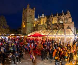 The Christmas market at Exeter