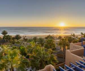 Enjoy 365 days a year of sun and sunsets at Paradis Plage in Taghazout, Morocco
