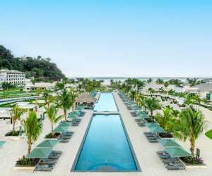 The main pool at Sandals Saint Vincent and The Grenadines
