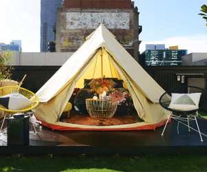 Glamping at St Jerome's Hotel