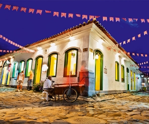 Photograph of Paraty's historical buildings