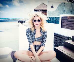 Pixie Lott at Sandals Royal Caribbean Resort, Jamaica