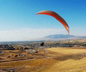 Paragliding in Utah one of Utah's State Parks