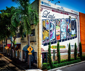 Little Havana mural in Miami, Florida