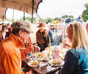 The Le Bun diner at Standon Calling. Photograph by Jamie Stockwood